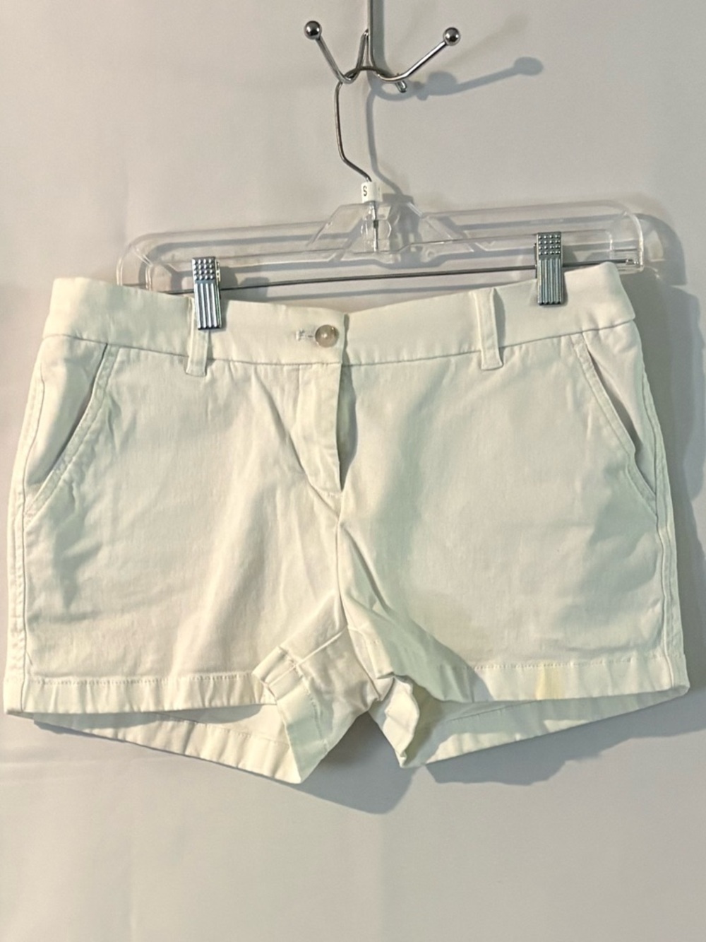 Southern Tide White Women's Cotton Blend Jean Shorts